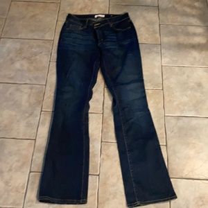 Loft bootcut jeans dark wash - new
